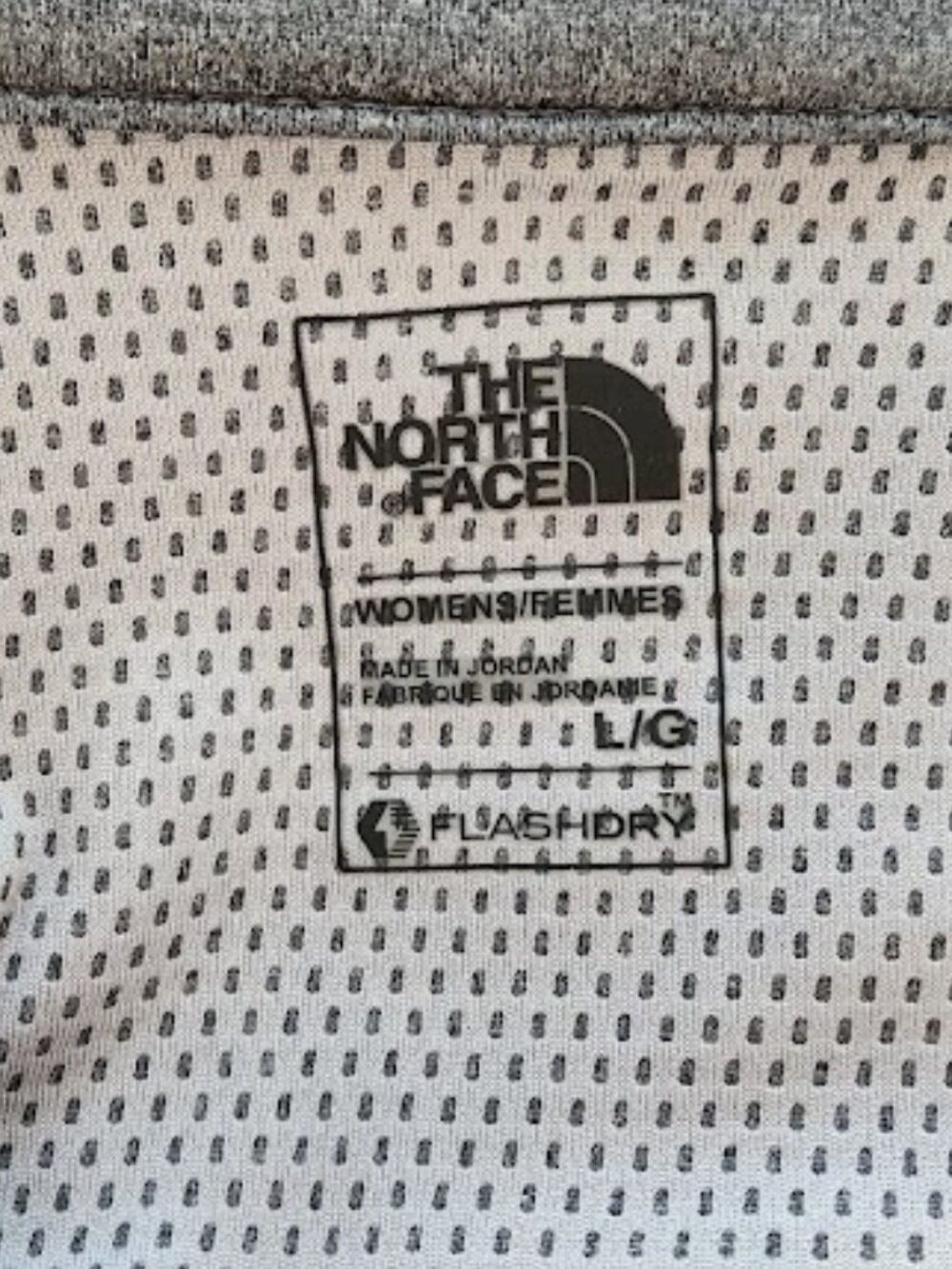 North Face Women's Long Sleeve 1/2 Zip Lightweight Pullover Shirt Large - Picture 4 of 4